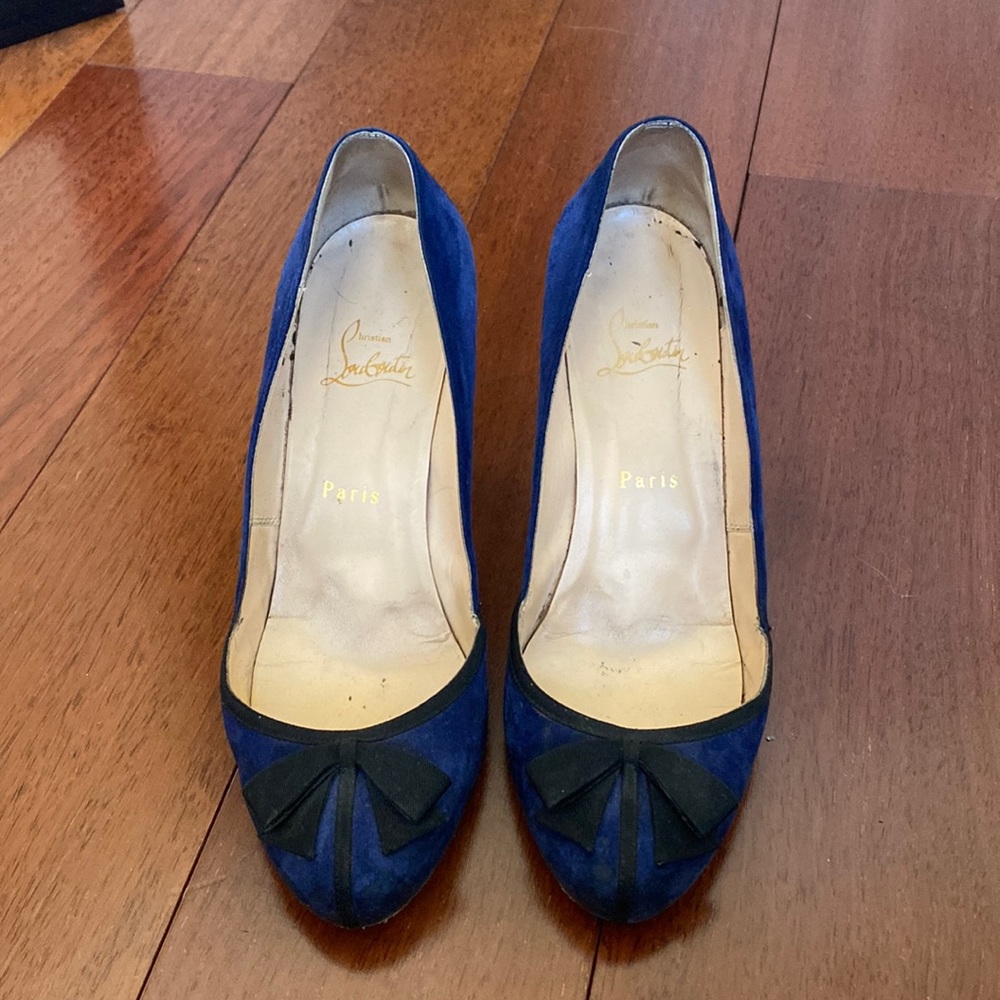 perfect pair of blue heels